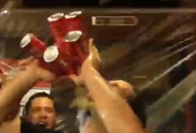 Bumgarner 5 Beer Chug