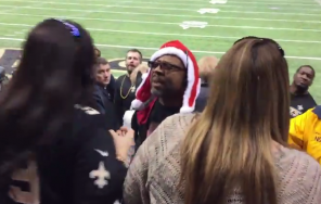 saints falcons fan fight