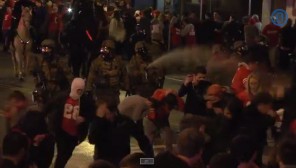 police tear gas ohio state