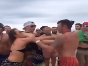 spring break fight